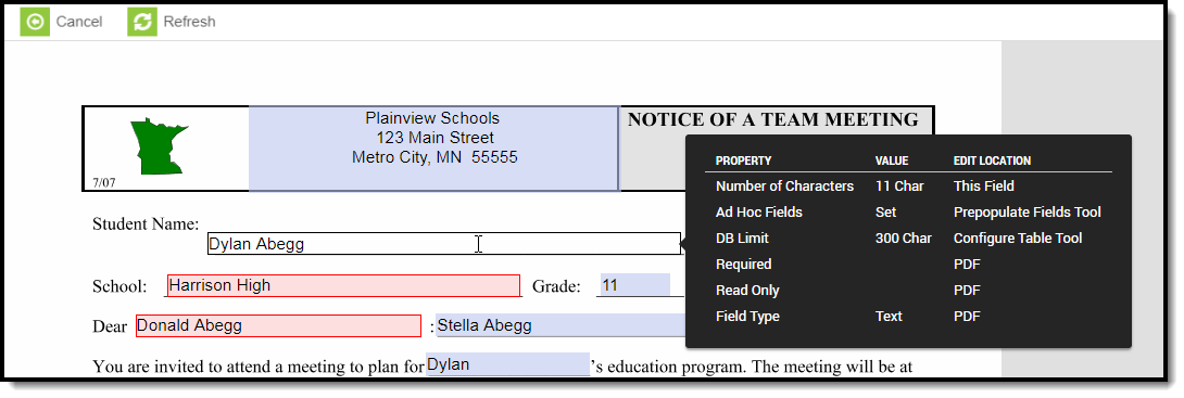 Image of a preview draft custom form Image of a preview draft custom form
